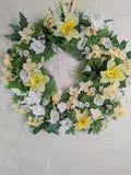 Daffodil spring wreath