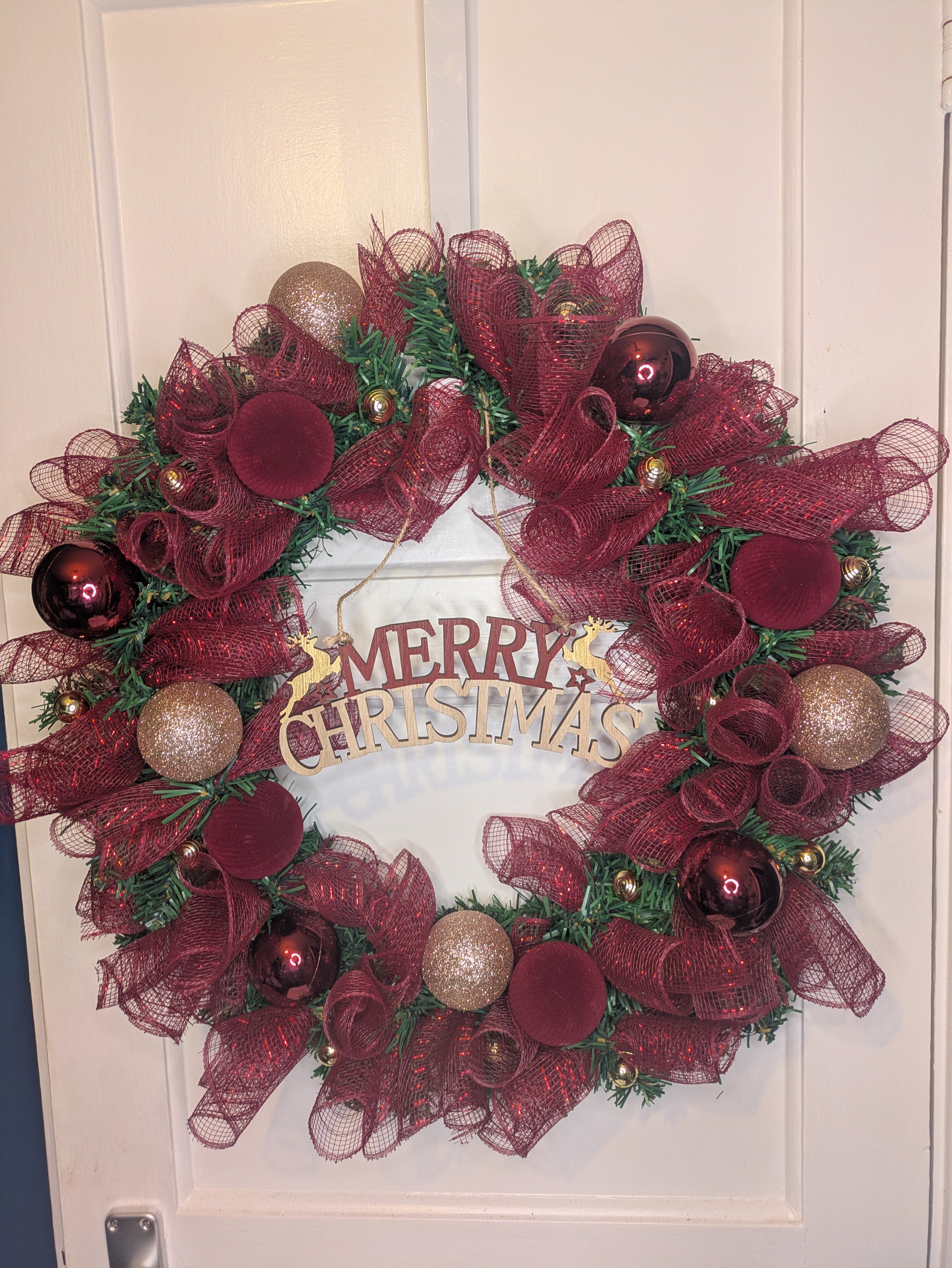 Burgundy Wreath