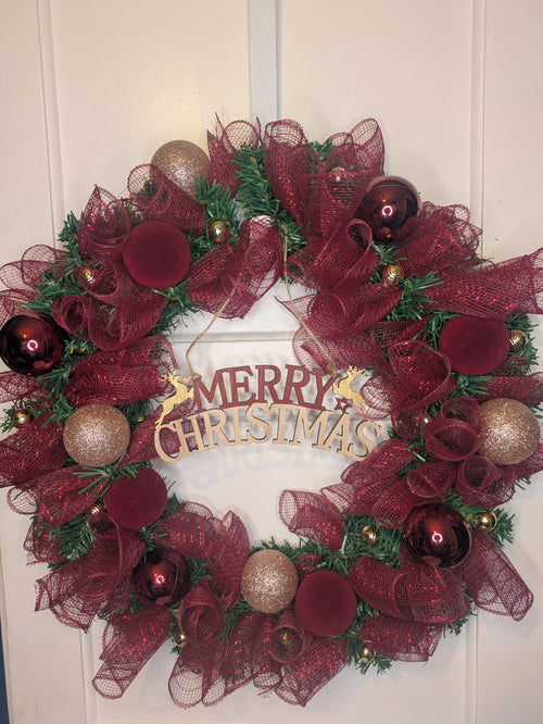 Burgundy Wreath
