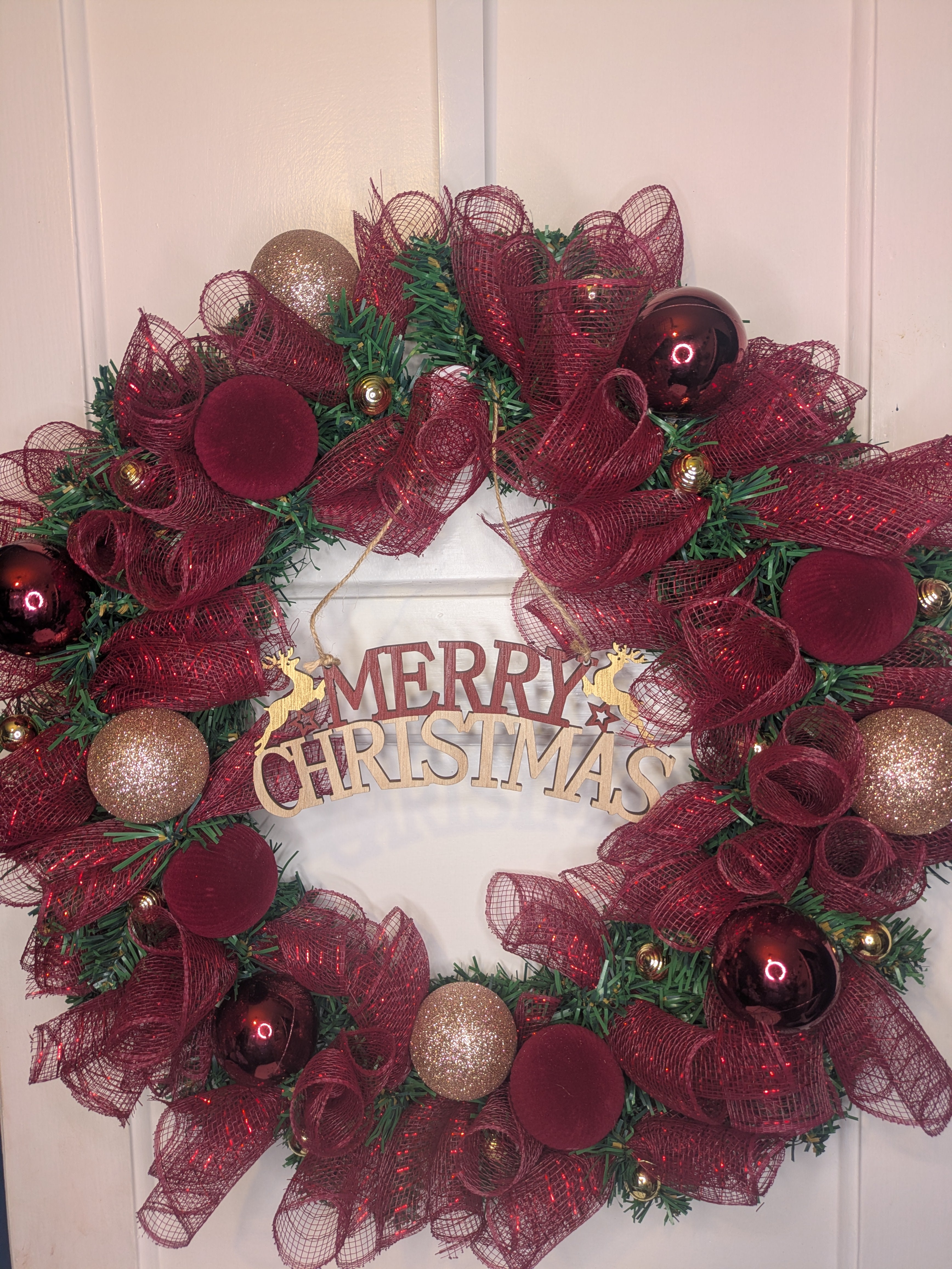 Burgundy Wreath